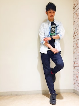 森 拓巳さん（メンズ・176cm）の春コーディネート