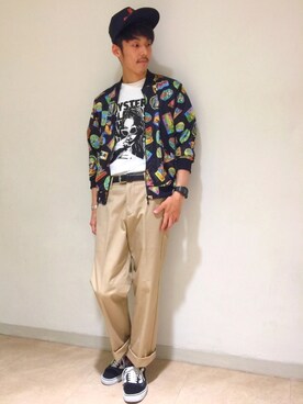 森 拓巳さん(メンズ・176cm)の春コーディネート