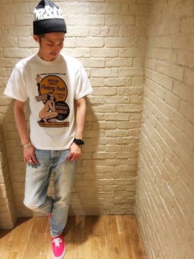 森 拓巳さん(メンズ・176cm)の夏コーディネート