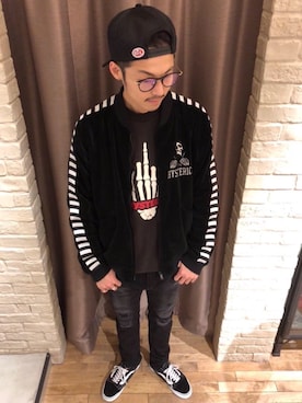 森 拓巳さん(メンズ・176cm)の冬コーディネート