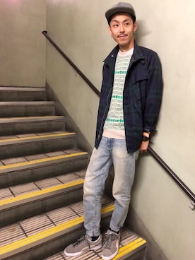 森 拓巳さん（メンズ・176cm）の春コーディネート