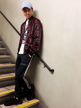 「ハラチ」｜「アイテム（ジャケット/アウター）」を使った、森 拓巳さん（メンズ・176cm）の春コーディネート