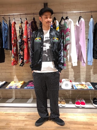 HYSTERIC GLAMOUR（ヒステリックグラマー）の「THE CRMPS/HUNGRY刺繍