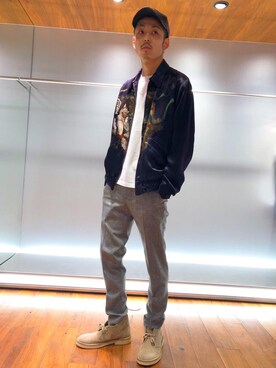 森 拓巳さん（メンズ・176cm）の春コーディネート