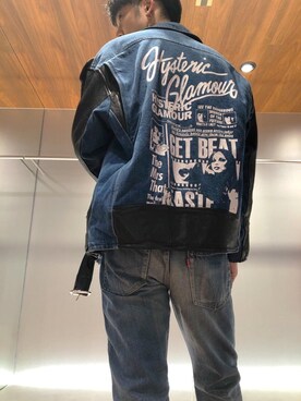 Hysterics デニムライダースジャケット Hysteric Glamour(ヒステリックグラマー) デニムライダース