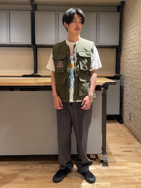 森 拓巳さん(メンズ・176cm)の春コーディネート