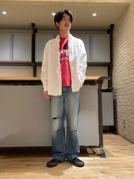 森 拓巳さん（メンズ・176cm）の夏コーディネート