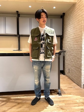 森 拓巳さん（メンズ・176cm）の秋コーディネート