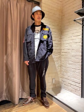 森 拓巳さん（メンズ・176cm）の秋コーディネート