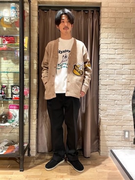 森 拓巳さん(メンズ・176cm)の冬コーディネート