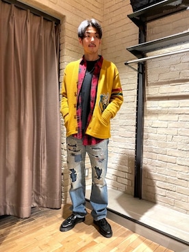 森 拓巳さん(メンズ・176cm)の冬コーディネート
