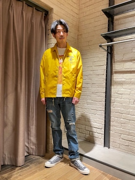 森 拓巳さん(メンズ・176cm)の冬コーディネート