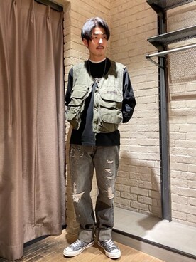 森 拓巳さん（メンズ・176cm）の冬コーディネート