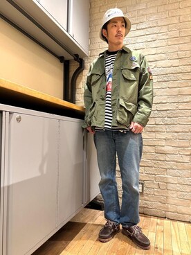 森 拓巳さん(メンズ・176cm)の春コーディネート