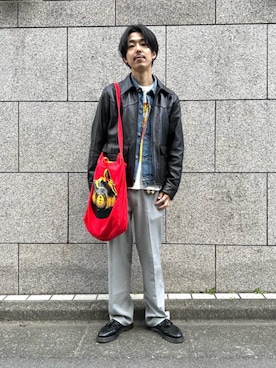 森 拓巳さん（メンズ・176cm）の春コーディネート