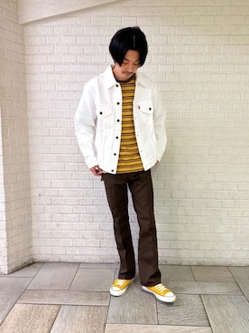 森 拓巳さん(メンズ・176cm)の春コーディネート
