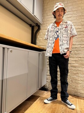 森 拓巳さん（メンズ・176cm）の夏コーディネート