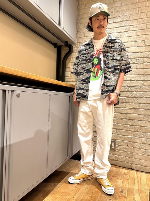 セール】50'S XXホワイトデニムストレートパンツ（デニムパンツ