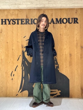 「みりたりー」｜「アイテム（ミリタリージャケット）」を使った、森 拓巳さん（メンズ・176cm）の秋コーディネート