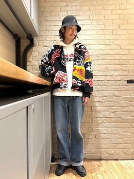 森 拓巳さん（メンズ・176cm）の冬コーディネート