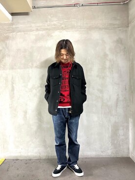 森 拓巳さん(メンズ・176cm)の冬コーディネート