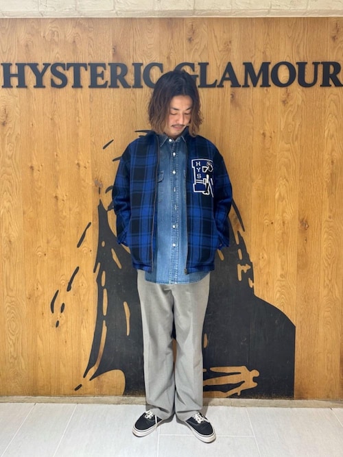 CAR LOGO CAMERA GIRL ワークデニムシャツ（シャツ/ブラウス