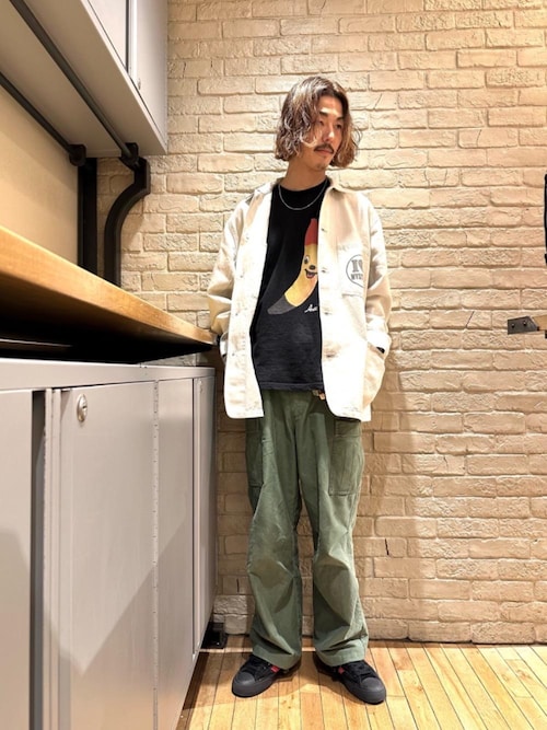 ヒステリックグラマー, SPEAK NO EVIL カバーオールジャケット HYSTERIC GLAMOUR（ヒステリックグラマー）の「SPEAK NO EVIL