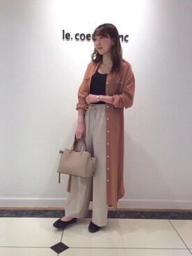 ルクールブラン大船ルミネウイング店スタッフさん（レディース・160cm）の春コーディネート