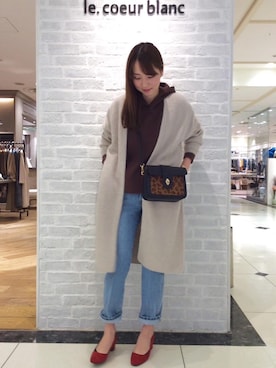 ルクールブラン大船ルミネウイング店スタッフさん（レディース・160cm）の秋コーディネート