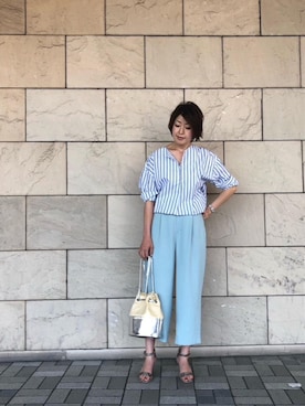 ルクールブラン大船ルミネウイング店スタッフさん（レディース・164cm）の春コーディネート