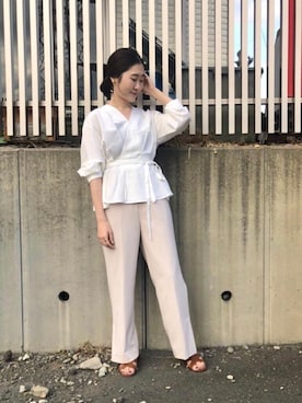 ルクールブラン大船ルミネウイング店スタッフさん(レディース・158cm)の春コーディネート