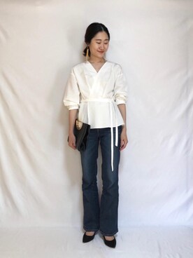 ルクールブラン大船ルミネウイング店スタッフさん(レディース・158cm)の春コーディネート