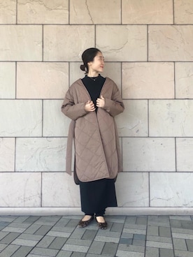 ルクールブラン大船ルミネウイング店スタッフさん（レディース・158cm）の秋コーディネート