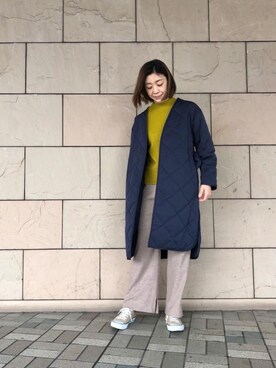 ルクールブラン大船ルミネウイング店スタッフさん（レディース・165cm）の冬コーディネート