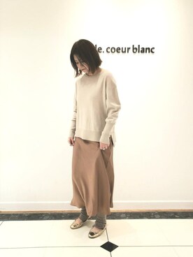 ルクールブラン大船ルミネウイング店スタッフさん(レディース・158cm)の冬コーディネート