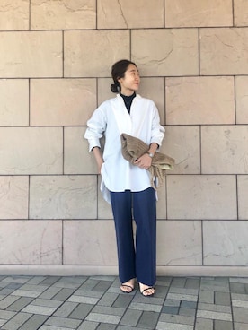 ベージュ系のアイテムを使った マリンパンツ の人気ファッションコーディネート Wear