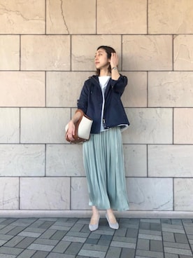 ルクールブラン大船ルミネウイング店スタッフさん(レディース・165cm)の冬コーディネート