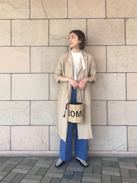 「でにむ」｜「アイテム（スリッポン）」を使った、ルクールブラン大船ルミネウイング店スタッフさん（レディース・165cm）の冬コーディネート