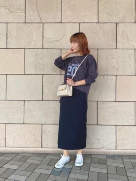 ルクールブラン大船ルミネウイング店スタッフさん(レディース・163cm)の夏コーディネート