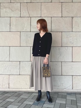 ルクールブラン大船ルミネウイング店スタッフさん（レディース・163cm）の夏コーディネート