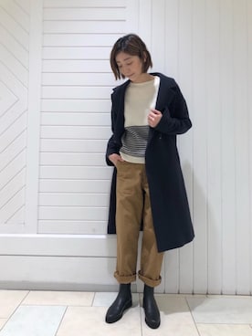 ルクールブラン大船ルミネウイング店スタッフさん(レディース・165cm)の冬コーディネート