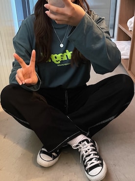 「アイテム（PC・スマホグッズ/家電）」を使った、Lさん（レディース・157cm・20代）の秋コーディネート