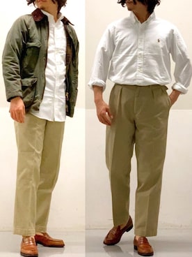「J.M. WESTON（ジェイエムウエストン）のアイテム」を使った、Tさん（メンズ・172cm）の秋コーディネート