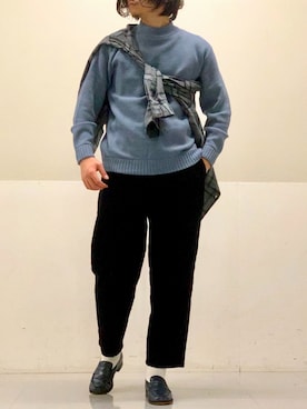 「J.M. WESTON（ジェイエムウエストン）のアイテム」を使った、Tさん（メンズ・172cm）の秋コーディネート