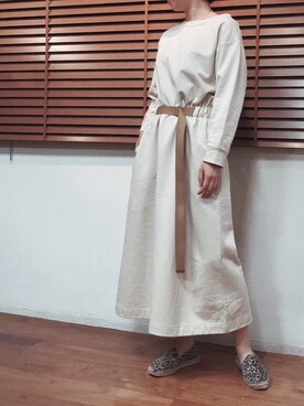 「Munich（ミューニック）のアイテム（ワンピース/ドレス）」を使った、i_munichさん（レディース・157cm）の冬コーディネート