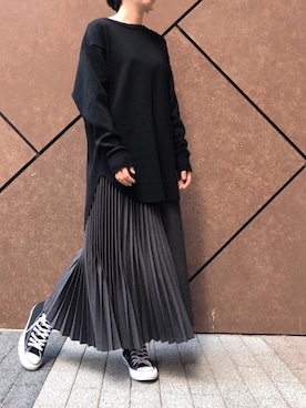 「Munich（ミューニック）のアイテム」を使った、i_munichさん（レディース・157cm）の冬コーディネート