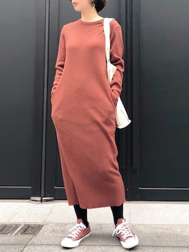 「Munich（ミューニック）のアイテム」を使った、i_munichさん（レディース・157cm）の冬コーディネート