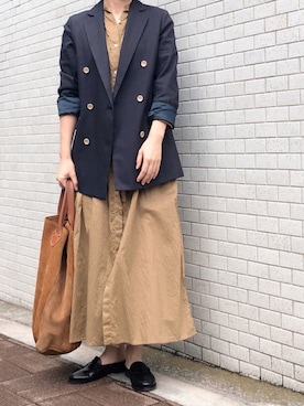 「Munich（ミューニック）のアイテム」を使った、i_munichさん（レディース・157cm）の春コーディネート