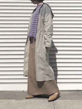 「Munich（ミューニック）のアイテム」を使った、i_munichさん（レディース・157cm）の春コーディネート