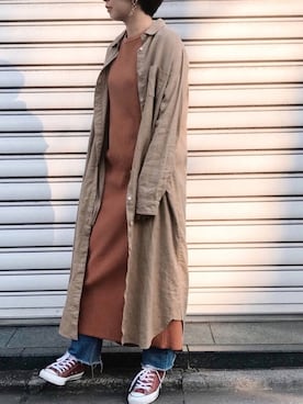 「Munich（ミューニック）のアイテム」を使った、i_munichさん（レディース・157cm）の冬コーディネート